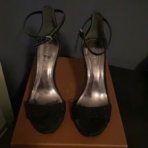 Coach Josephina Suede and Leather Heels